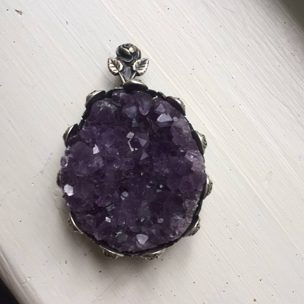 Sterling Silver Amethyst Pendant